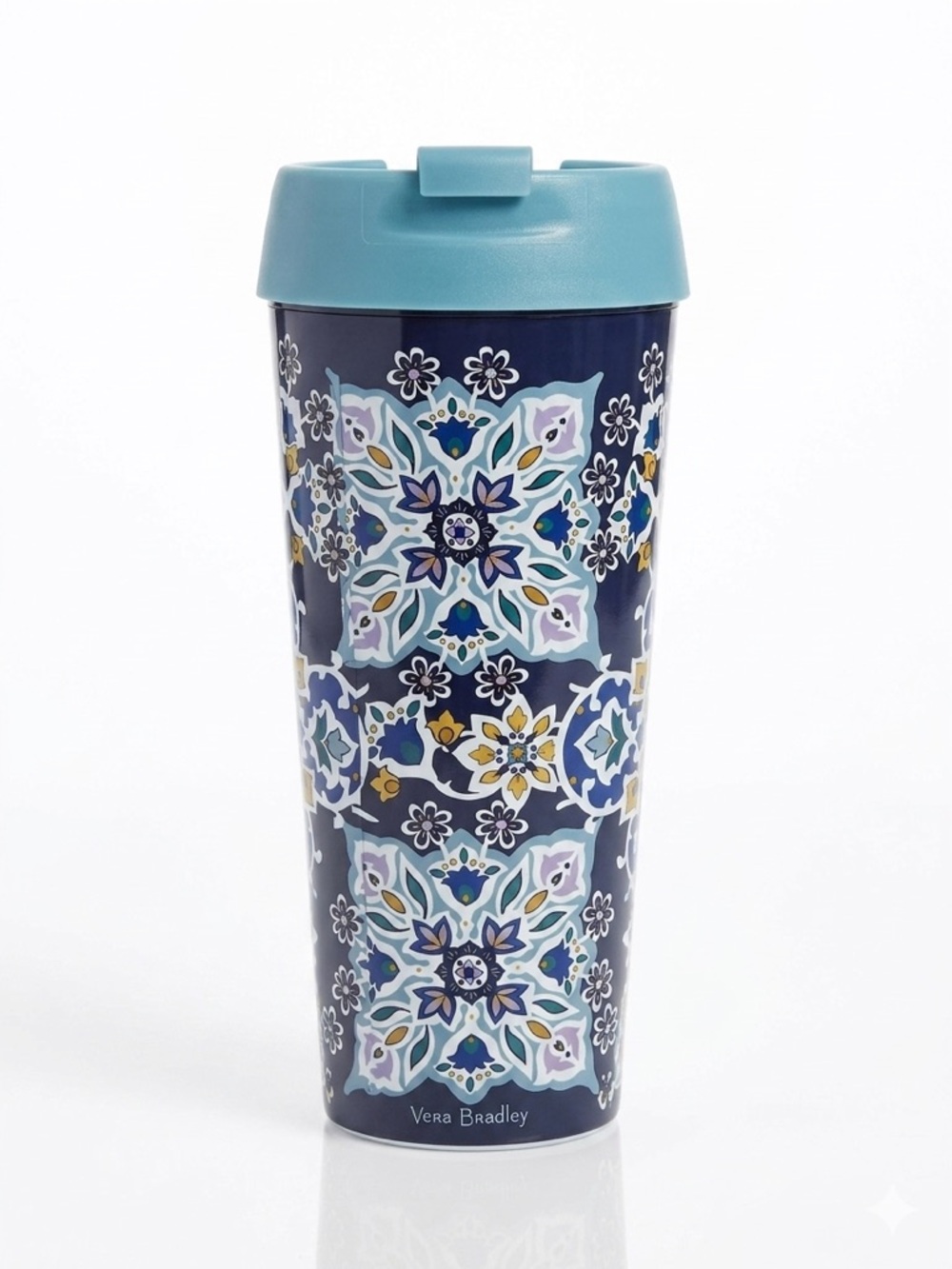Vera Bradley 16 oz Travel Mug Lisbon Medallion Cool